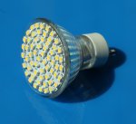 GU10 3W Warm/Cool White 60 Leds SMD LED Light GU10 3W Warm/Cool White 60 Leds SMD LED Light