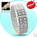 Iron Samurai Shiro - White Japanese Style Inspired Blue LED Watch Iron Samurai Shiro - White Japanese Style Inspired Blue LED Watch