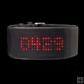 MATRIX CUFF - Red LED watches