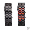 Iron Samurai - Japanese Style Inspired Red LED Watches LW008BR Iron Samurai - Japanese Style Inspired Red LED Watches LW008BR