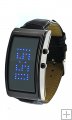 Rectangle Fashion LED watch for women blue light