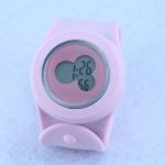 New Design Stylish Slap Silicone Watch pink New Design Stylish Slap Silicone Watch pink