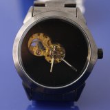 Men's Antique Style Black Automatic Watch