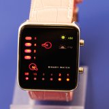 Multicolor Binary LED Watches japanes style pink Multicolor Binary LED Watches japanes style pink