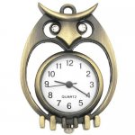 Pocket Watch Pendant - Antiqued Brass Owl - 43.5x32mm Pocket Watch Pendant - Antiqued Brass Owl - 43.5x32mm