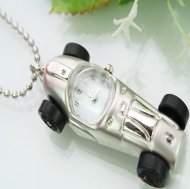 New Fashionable Car Quartz Clock Pendant Watch Necklace