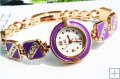 New Design Fashion Style Rhinestone Bracelet Wrist Watch