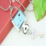 New Cute Metal Lock Design Quartz Pendant Watch New Cute Metal Lock Design Quartz Pendant Watch