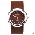 fashionable Quartz Slap Watch brown slap watch