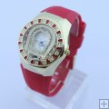 Wholesale - women's watch Quartz Rubber belt red