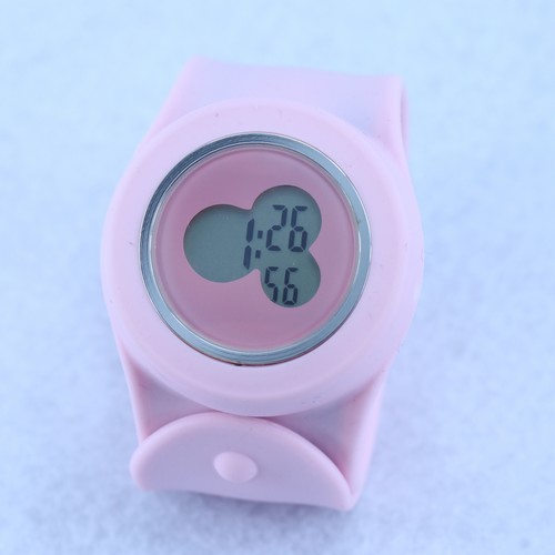 New Design Stylish Slap Silicone Watch pink - Click Image to Close