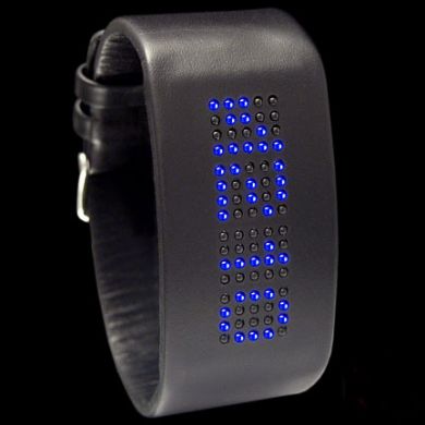Matrix Cuff - Blue Led Watches LW009BB - Click Image to Close